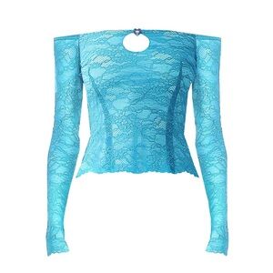 Poster girl blue Marcie top